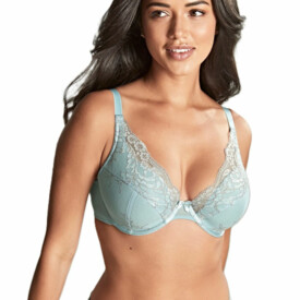 PA9391BAR Podprsenka PANACHE ANA HIGH APEX PADDED PLUNGE BRA BLUE/ASH ROSE