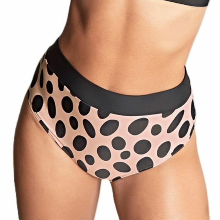 SW1775APT Plavky spodní díl PANACHE SWIM HIGH WAIST BIKINI BRIEF AMALFI PRINT