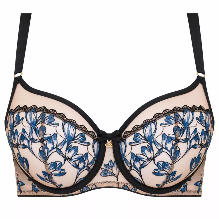 SALAYLA143TAE Podprsenka SAMANTA LAYLA A143 SOFT HIGH APEX BRA TANZANITE