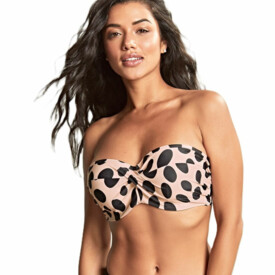 SW1763APT Plavky vrchní díl PANACHE SWIM AMALFI ELLA BANDEAU BIKINI TOP AMALFI PRINT