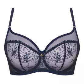 Podprsenka SAMANTA HARRIET A143 SOFT HIGH APEX BRA NAVY