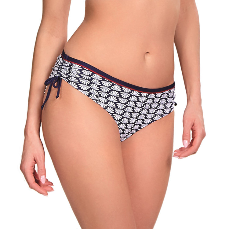 SW1159 Plavky spodní díl PANACHE SWIM MILANO DRAWSIDE PANTS NAVY PRINT