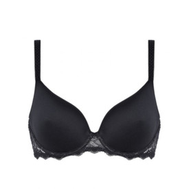 Podprsenka SIMONE PÉRÈLE CARESSE 3D SPACER SHAPED UNDERWIRED BRA BLACK