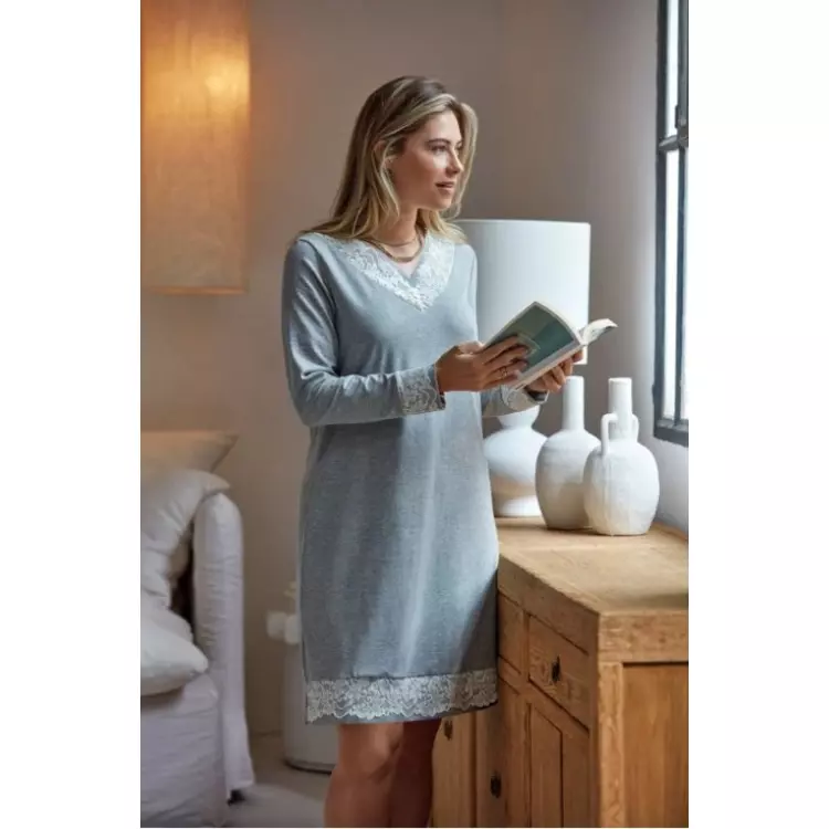 JA1060201GRY_JANIRA ANGIE 60201 NIGHTDRESS M/L GREY
