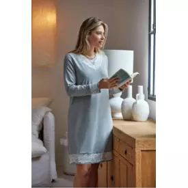 JA1060201GRY_JANIRA ANGIE 60201 NIGHTDRESS M/L GREY