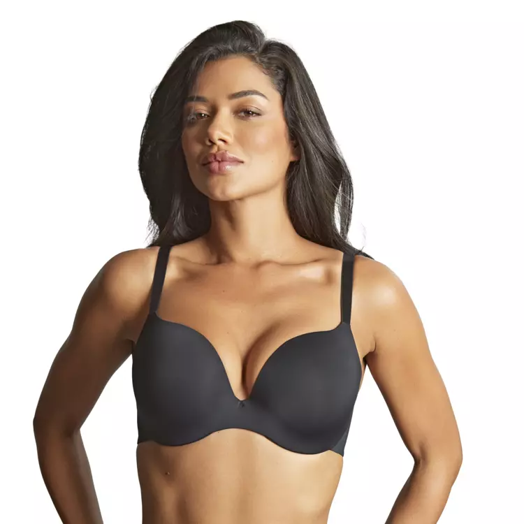 PA10906BLK_PANACHE 365 MOULDED PLUNGE BRA BLACK