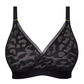 Podprsenka SAMANTA ALEX A520 SOFT HIGH APEX WIRELESS BRA BLACK