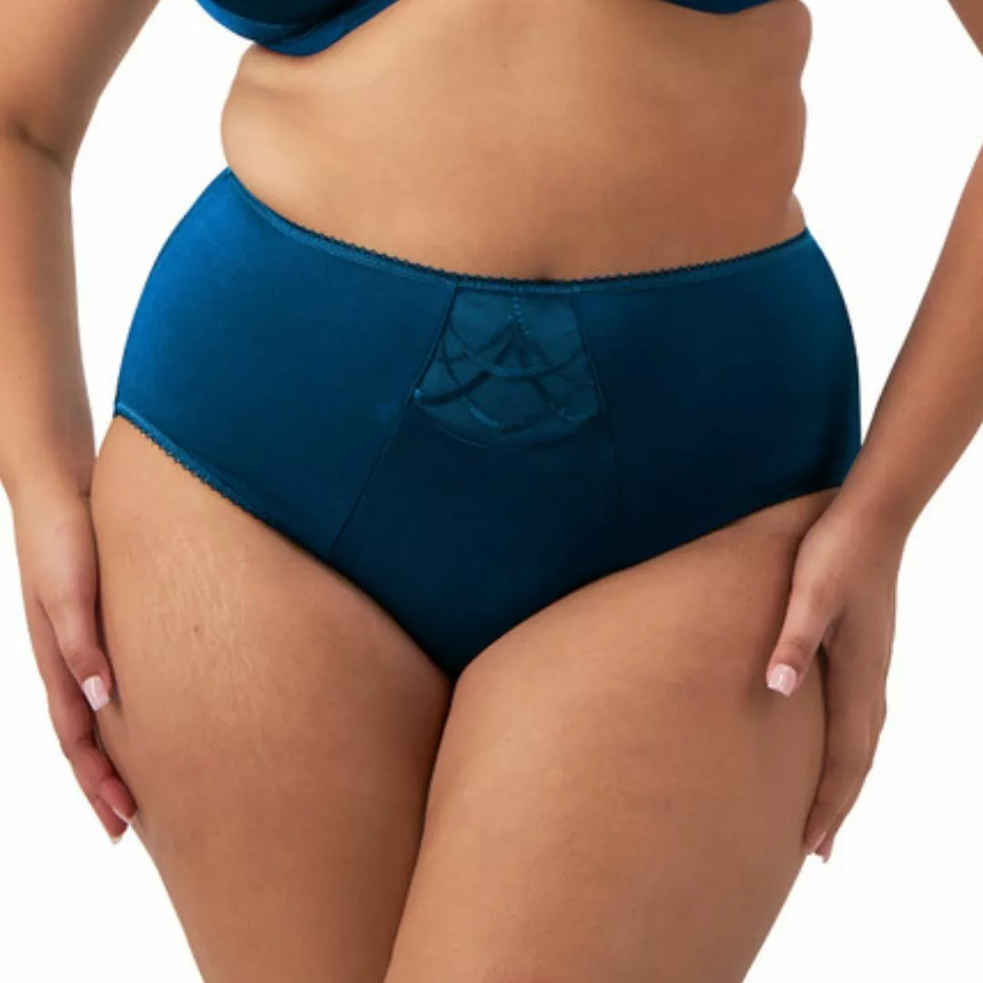 Elomi Cate – Mutandina A Vita Alta Donna Con Ricami Trasparenti – Morbido Nylon Elasticizzato (78% Poliammide)