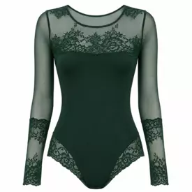 JA1045266BGN_JANIRA GRETA 45266 BODY ML DLOUHÝ RUKÁV KRAJKA BOTTLE GREEN