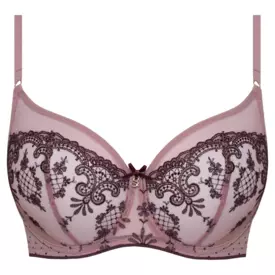 Podprsenka SAMANTA CARMEN A143 SOFT HIGH APEX BRA HEATHER