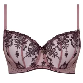 Podprsenka SAMANTA CARMEN A145 SOFT HALF CUP BRA HEATHER