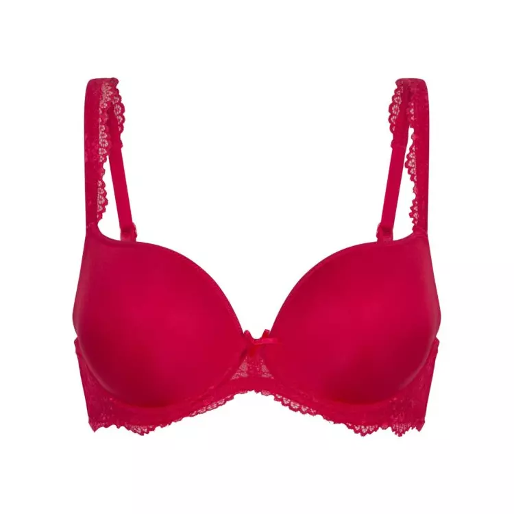 LD1400-3RED_LINGADORE 1400-3 DAILY T-SHIRT PUSH UP BRA RED