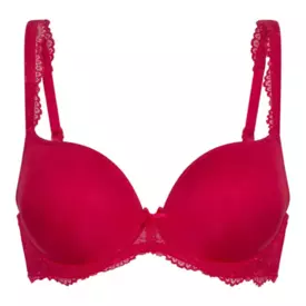LD1400-3RED_LINGADORE 1400-3 DAILY T-SHIRT PUSH UP BRA RED