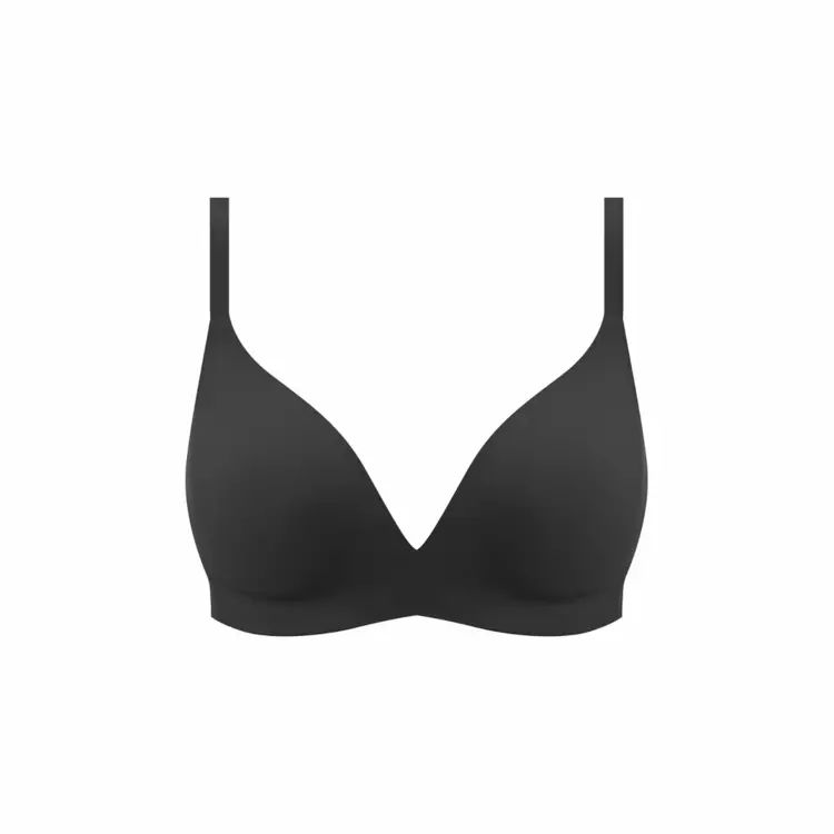 WE601008BLK_WACOAL INES SECRET NON WIRED CONTOUR BRA BLACK