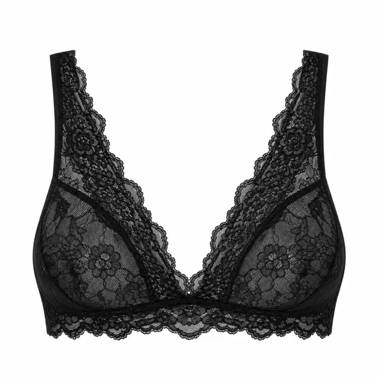 JA1032096BLK Podprsenka JANIRA CHARM SKIN COTTON 32096 BRALETTE FOAM BLACK