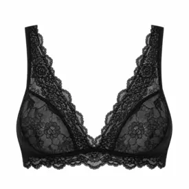 Podprsenka JANIRA CHARM SKIN COTTON 32096 BRALETTE FOAM BLACK