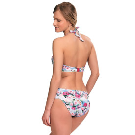 Plavky spodní díl PANACHE SWIM ALANIS GATHER PANTS BLUE/FLORAL