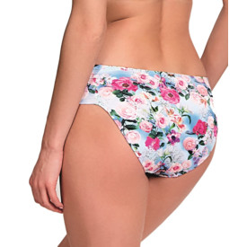 Plavky spodní díl PANACHE SWIM ALANIS GATHER PANTS BLUE/FLORAL