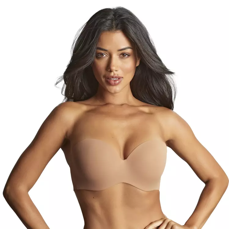 PA10900HOY_PANACHE 365 MOULDED STRAPLESS BRA HONEY