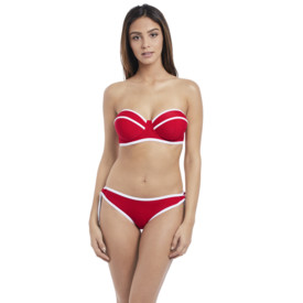 Plavky spodní díl FREYA SWIM PAINT THE TOWN BIKINI BRIEF TIE SIDE RED