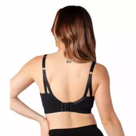 HMMBRCBLK_HOTMILK MY NECESSITY MULTIFIT SEAMLESS NURSING REGULAR CUP BRA BLACK