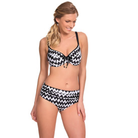 Plavky spodní díl PANACHE SWIM LEILA MIDI PANTS IKAT ZIGZAG