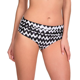 SW1028 Plavky spodní díl PANACHE SWIM LEILA MIDI PANTS IKAT ZIGZAG