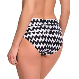 Plavky spodní díl PANACHE SWIM LEILA MIDI PANTS IKAT ZIGZAG