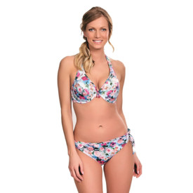 Plavky spodní díl PANACHE SWIM ALANIS TIE SIDE PANTS BLUE/FLORAL