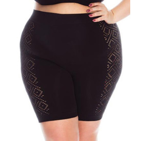 Ochrana stehen THE BIG BLOOMERS COMPANY PROTIODĚROVÉ KALHOTKY ANTI CHAFING AZTEC SLIP SHORTS BLACK