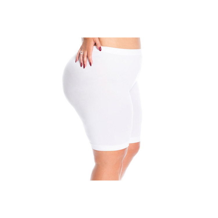 Protioděrové kalhotky s delšími nohavičkami v bílé barvě