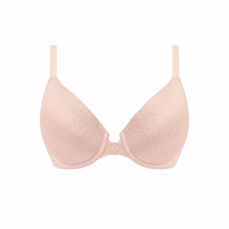 WA853403253RDT_WACOAL BACK APPEAL UW FRONT FASTENER BRA ROSE DUST
