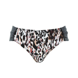 Plavky spodní díl PANACHE SWIM FLORENTINE GATHER PANTS ANIMAL PRINT