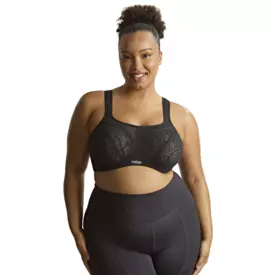 SC9441BBCK_SCULPTRESSE SPORTS ACTIVATE NON PADDED WIRED BRA BLACK/CHALK