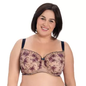 SAFRIDAA911SAE_SAMANTA FRIDA A911 SOFT FULL CUP BRA SAPPHIRE