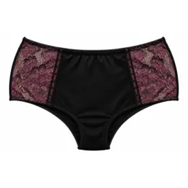 Kalhotky COMEXIM LORENA HIGH WAIST PURPLE INDIGO