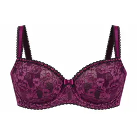 Podprsenka COMEXIM LORENA HALFCUP PURPLE INDIGO