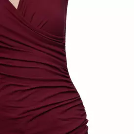 URBL-940-FIO6-DEC Tričko URKYE KOPERTÓWKA 3/4 RUKÁV DEEP CARMINE