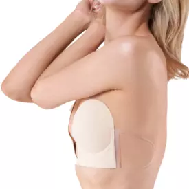 JUSVBRAABEE_Doplněk JULIMEX V!BRA SAMODRŽÍCÍ PODPRSENKA A BEIGE
