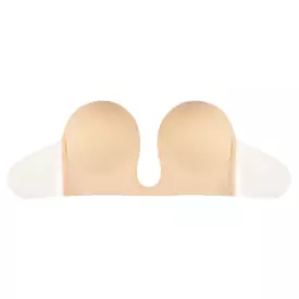 JUSVBRAABEE_Doplněk JULIMEX V!BRA SAMODRŽÍCÍ PODPRSENKA A BEIGE
