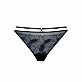 Kalhotky SAMANTA KENDALL C300 STRING BLACK