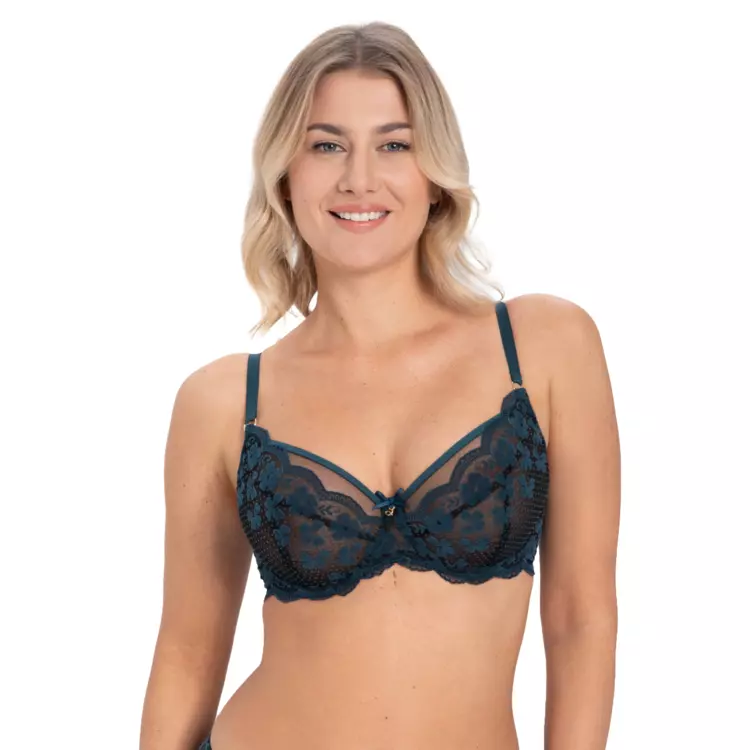 SASCARLA123AZE_SAMANTA SCARLETT A123 SOFT BALCONY BRA AZURE