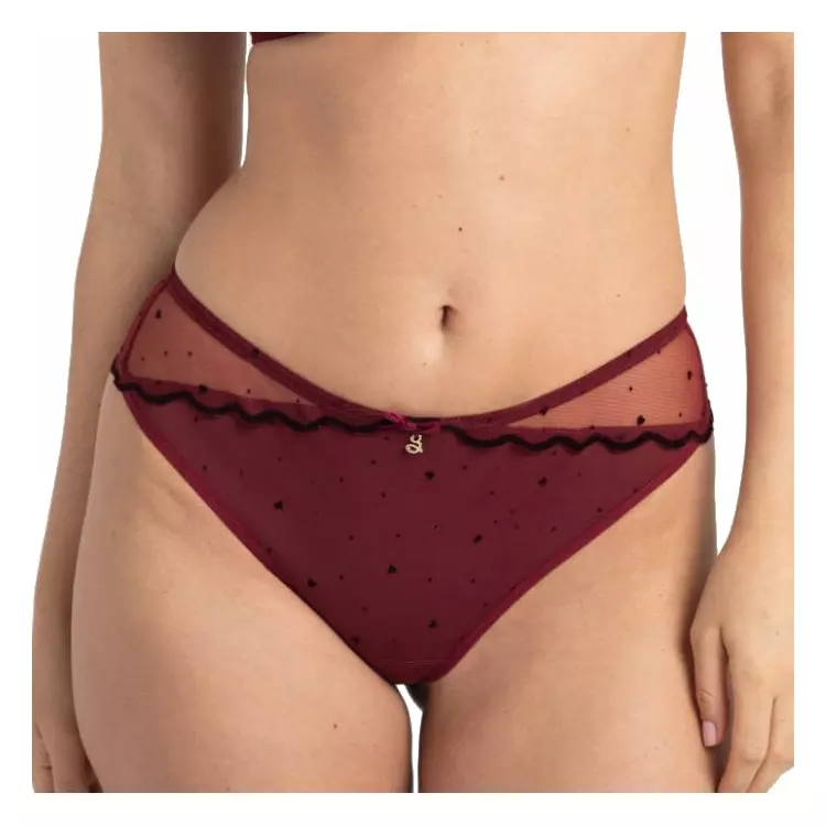 SAMELAM300CLT_SAMANTA MELANIA M300 THONG CLARET