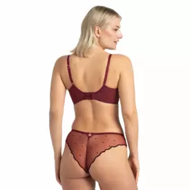 SAMELAM300CLT_SAMANTA MELANIA M300 THONG CLARET