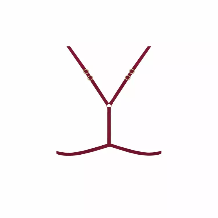 SAMELAV100CLT_SAMANTA MELANIA STRAPS V100 CLARET