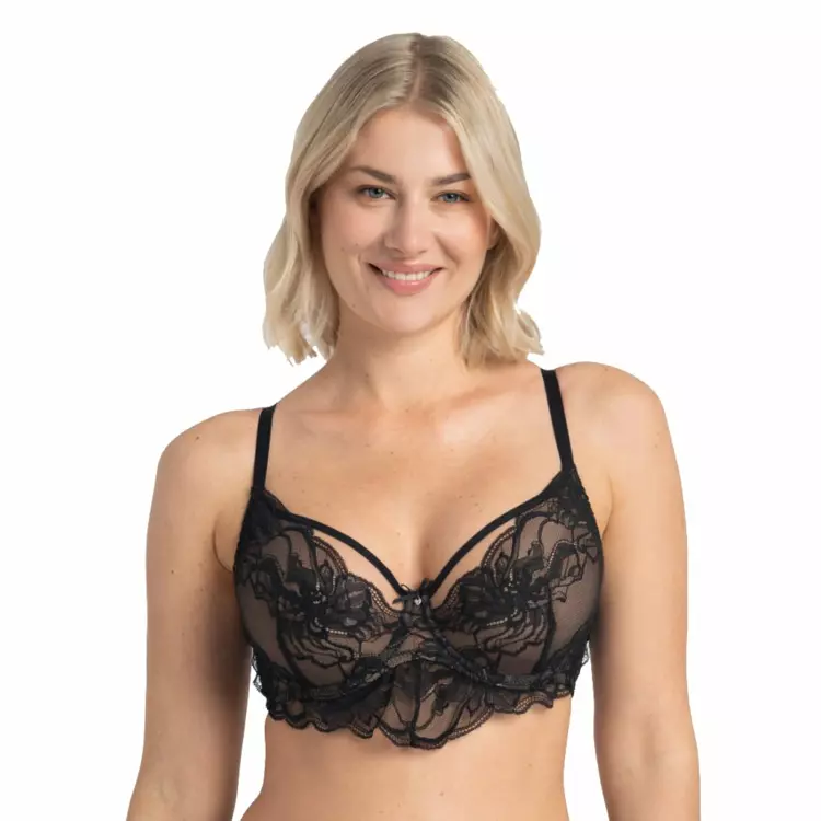 SAMYSTA123BLK_SAMANTA MYSTERY A123 SOFT BALCONY BRA BLACK