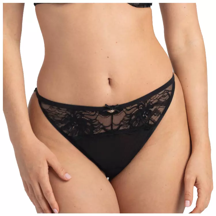 SAMYSTM300BLK_SAMANTA MYSTERY M300 THONG BLACK