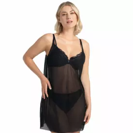 SAMYSTH100BLK_SAMANTA MYSTERY H100 NIGHTDRESS BLACK