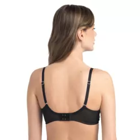 SAMYSTA479BLK_SAMANTA MYSTERY A479 PLUNGE MOULDED SUPER PUSH UP BRA BLACK