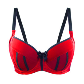 Podprsenka Parfait Charlotte Padded Bra Red/Black